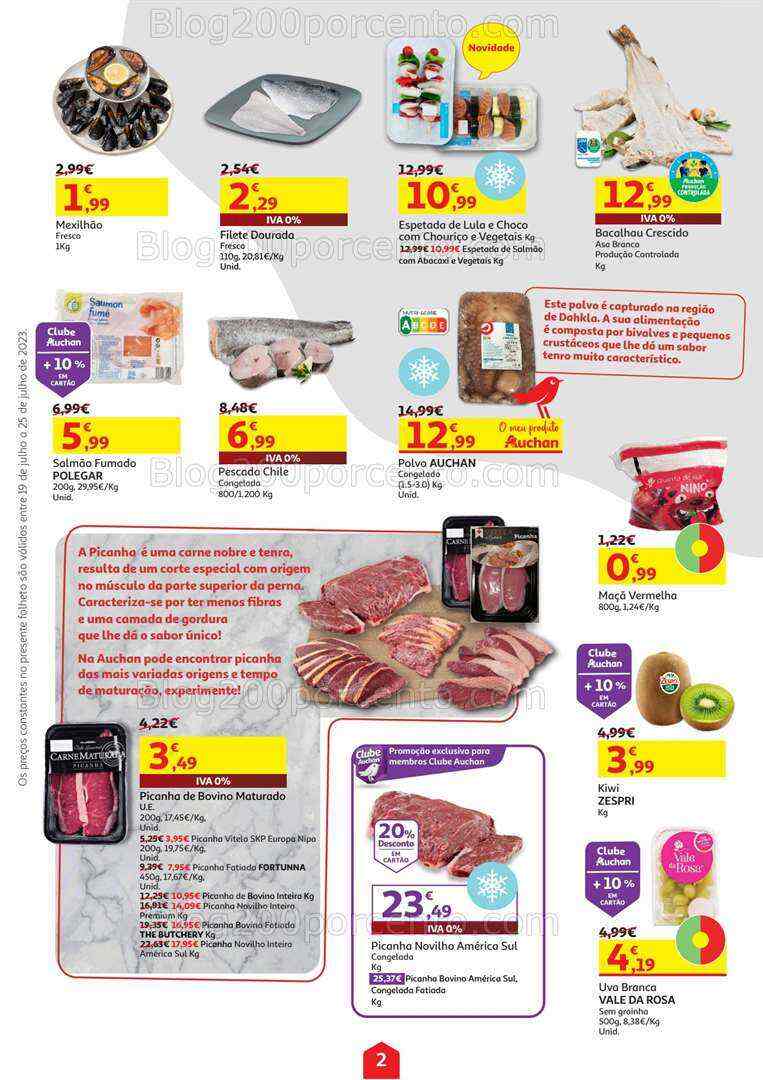 Antevisão Folheto AUCHAN Promoções de 19 a 25 julho