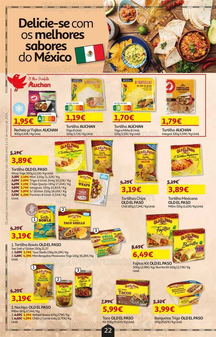 Antevisão Folheto AUCHAN Promoções de 1 a 13 março