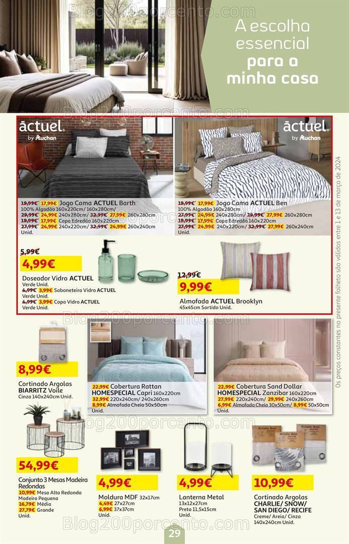 Antevisão Folheto AUCHAN Promoções de 1 a 13 março