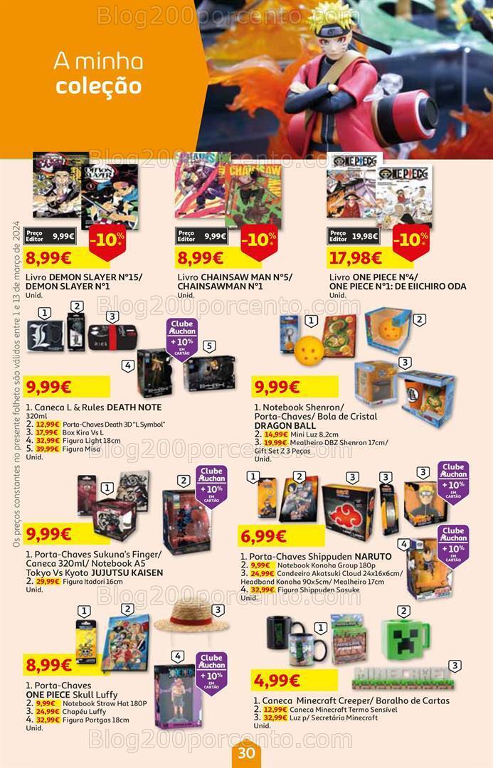 Antevisão Folheto AUCHAN Promoções de 1 a 13 março