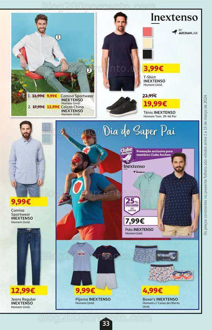 Antevisão Folheto AUCHAN Promoções de 1 a 13 março