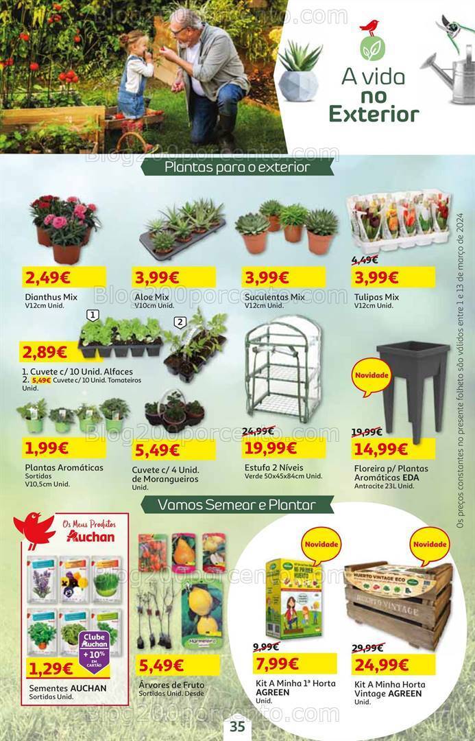 Antevisão Folheto AUCHAN Promoções de 1 a 13 março