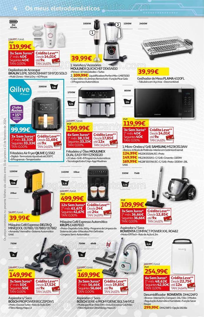 Antevisão Folheto AUCHAN Tecnologia Promoções de 1 a 13 março