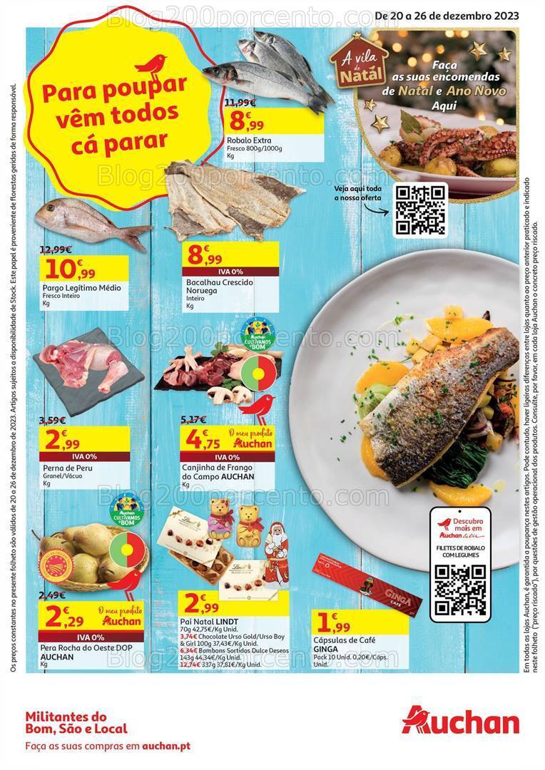 Antevisão Folheto AUCHAN Promoções de 20 a 26 dezembro