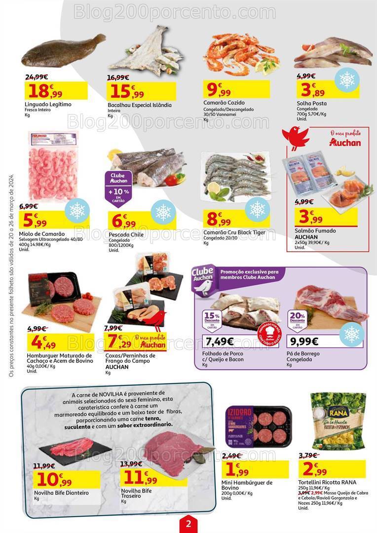 Antevisão Folheto AUCHAN Promoções de 20 a 26 março