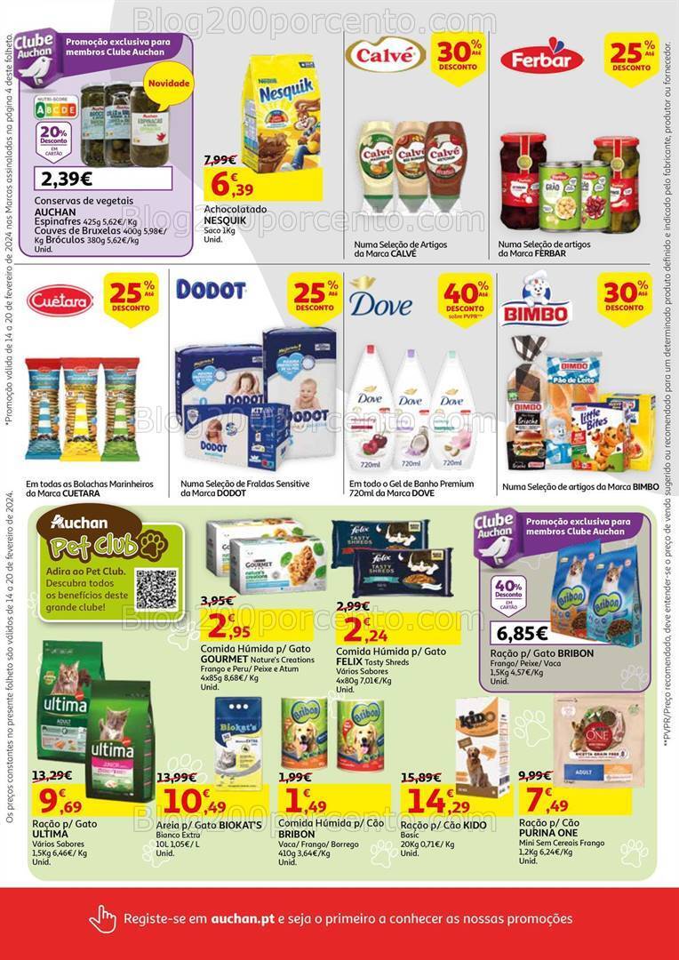 Antevisão Folheto AUCHAN Promoções de 20 a 26 março