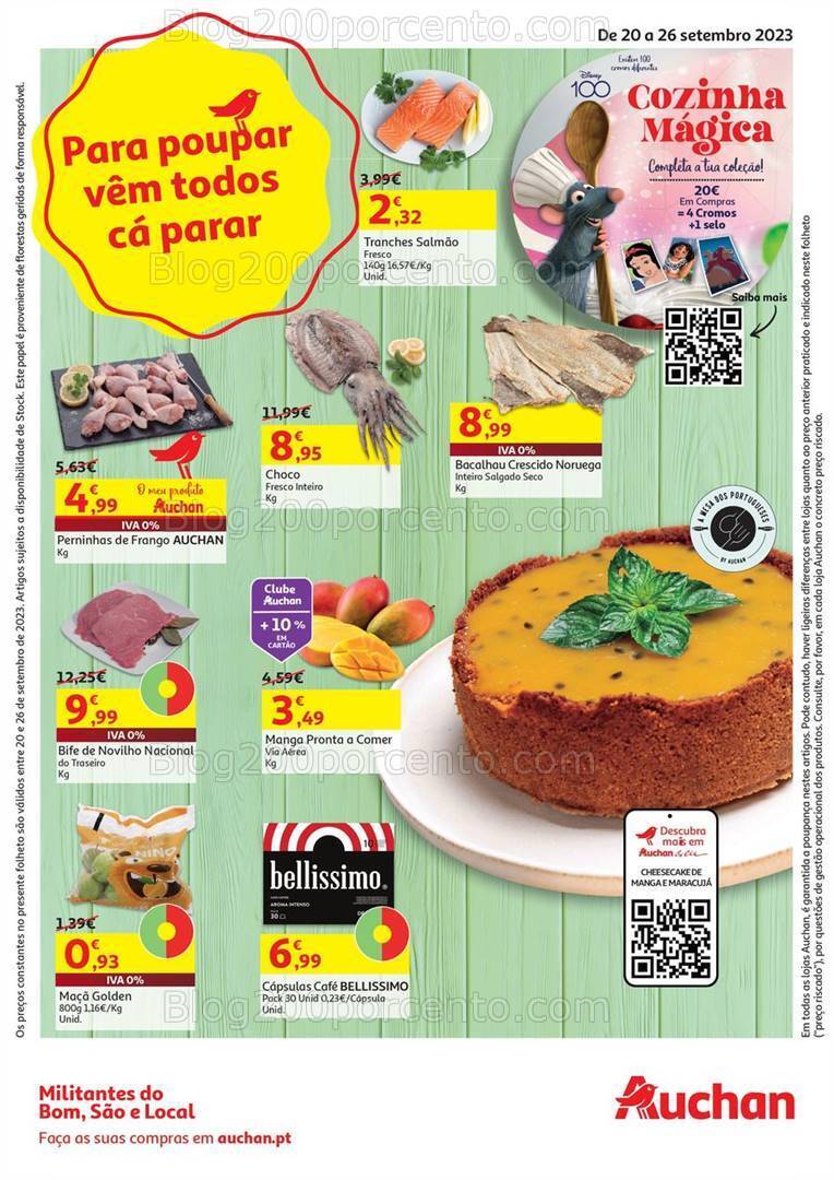 Antevisão Folheto AUCHAN Promoções de 20 a 26 setembro