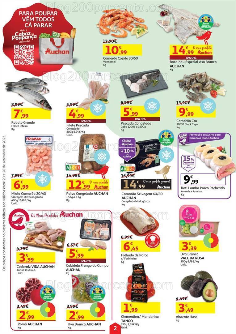 Antevisão Folheto AUCHAN Promoções de 20 a 26 setembro