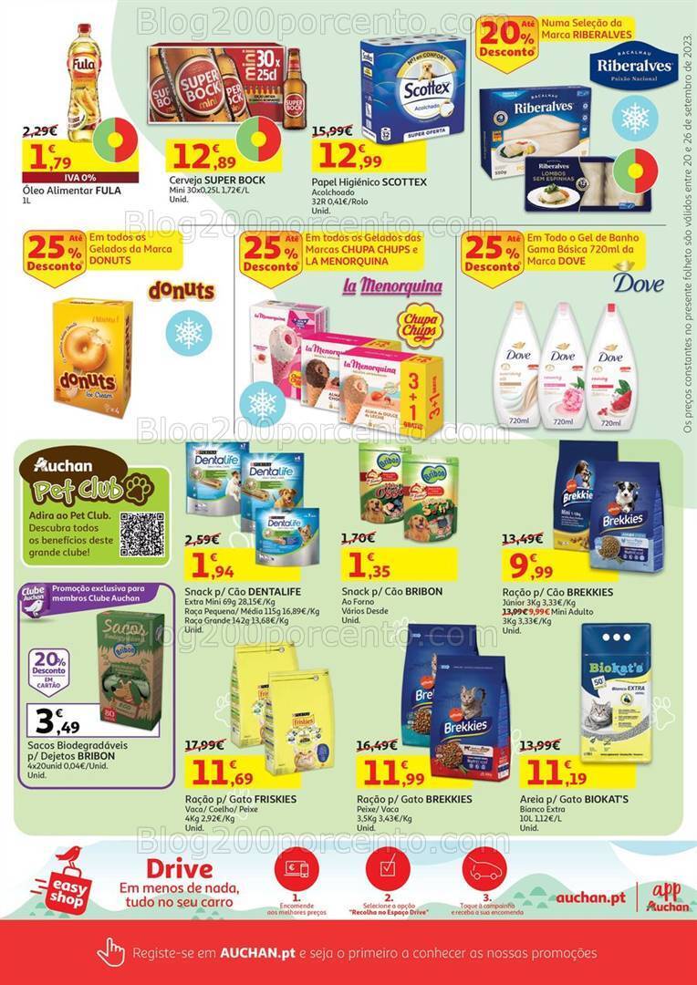 Antevisão Folheto AUCHAN Promoções de 20 a 26 setembro
