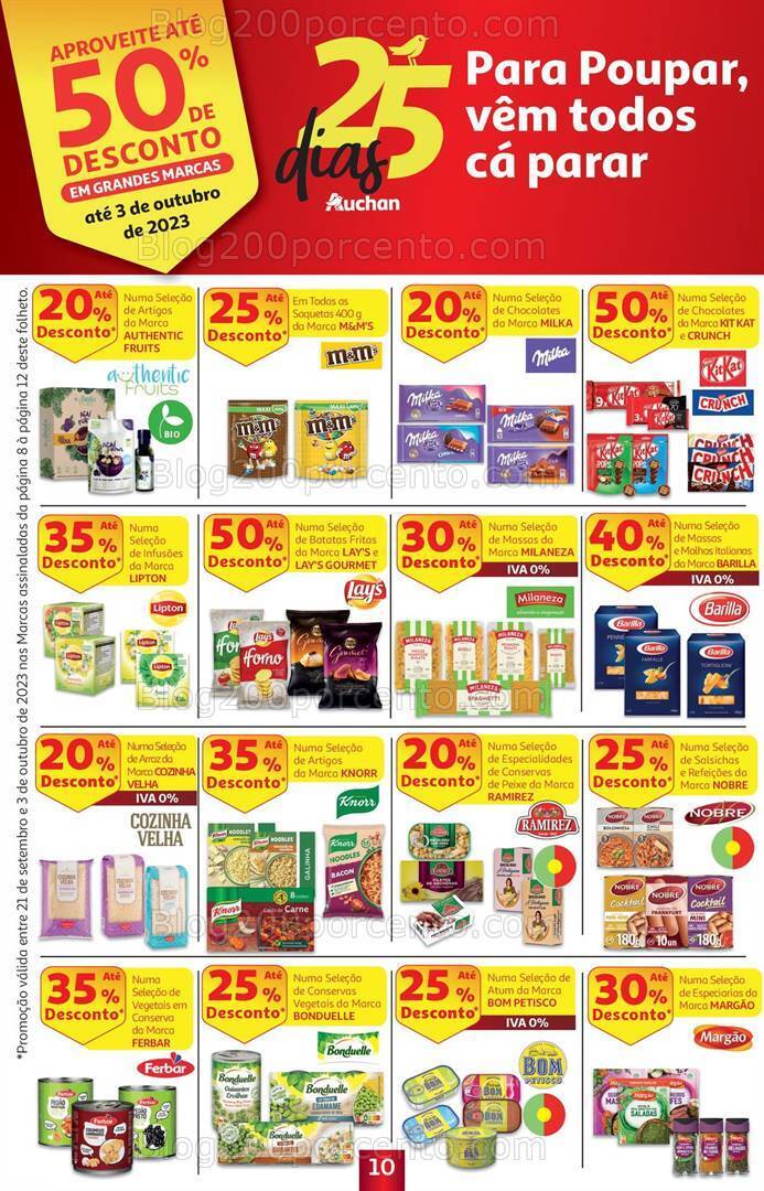 Antevisão Folheto AUCHAN Promoções de 21 setembro a 3 outubro