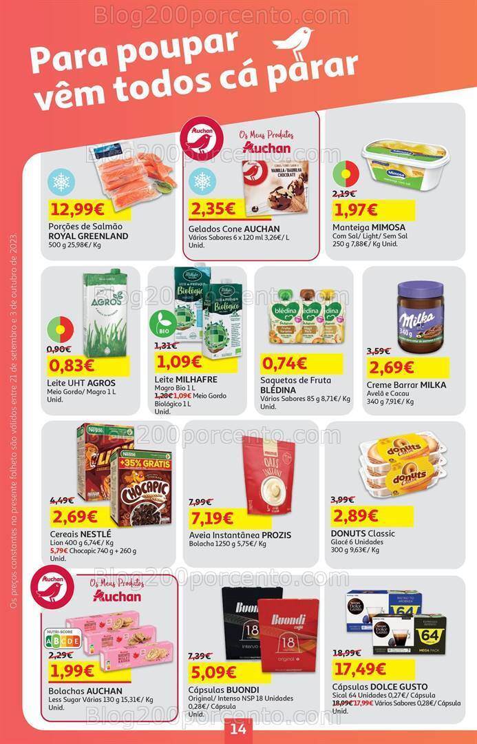Antevisão Folheto AUCHAN Promoções de 21 setembro a 3 outubro