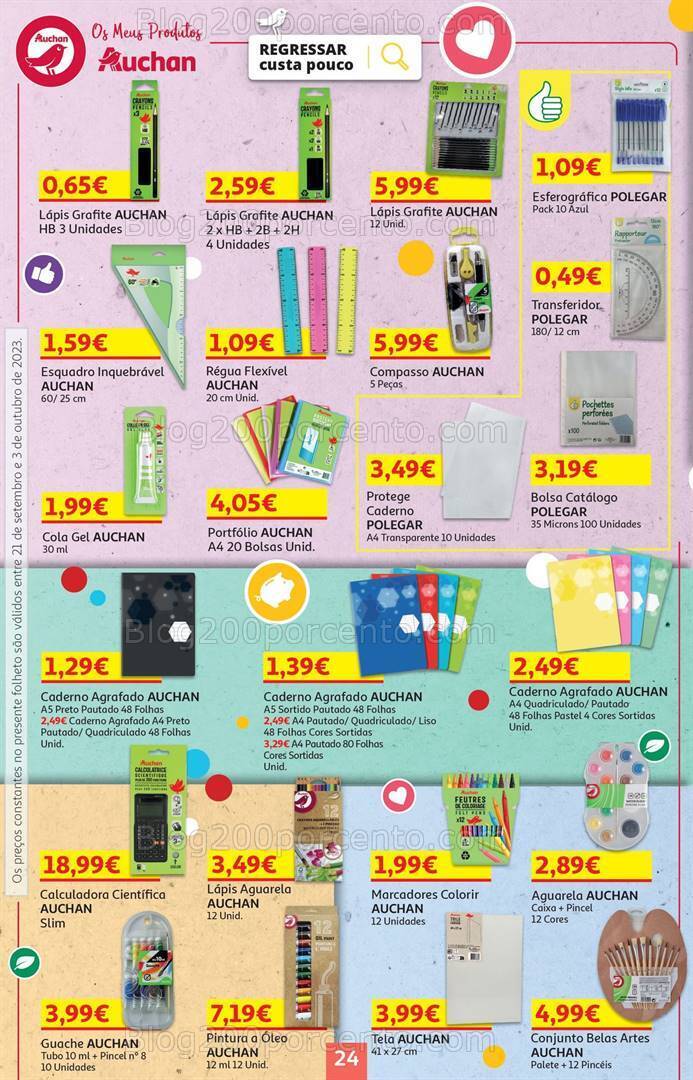 Antevisão Folheto AUCHAN Promoções de 21 setembro a 3 outubro