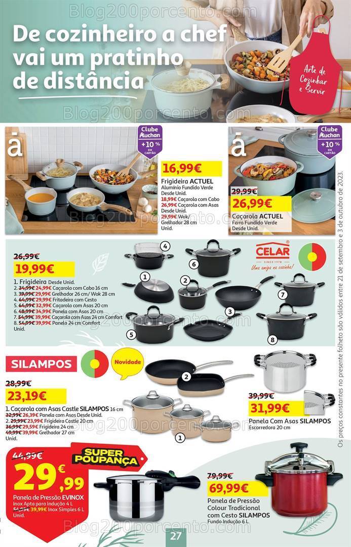 Antevisão Folheto AUCHAN Promoções de 21 setembro a 3 outubro