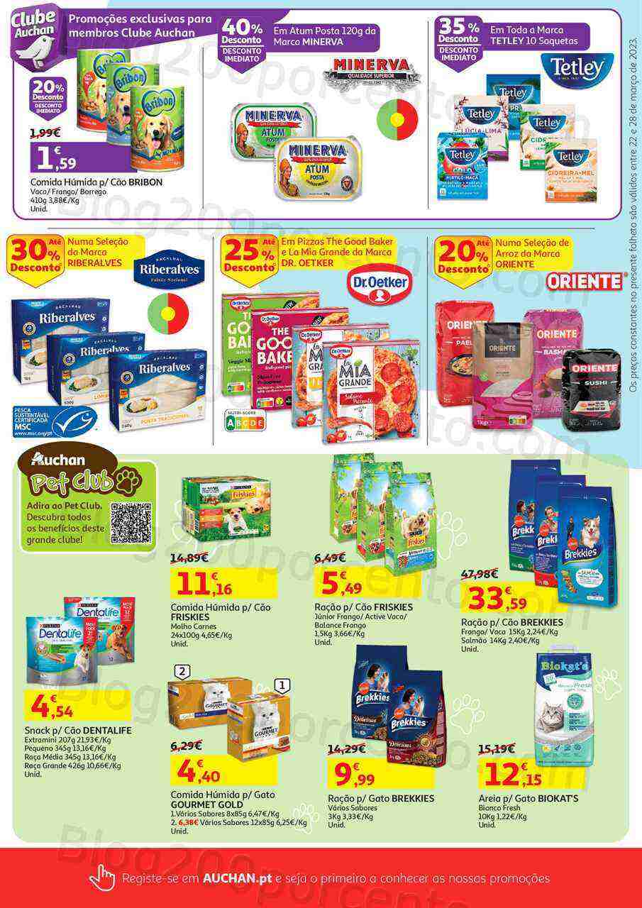 Antevisão Folheto AUCHAN Promoções de 22 a 28 março