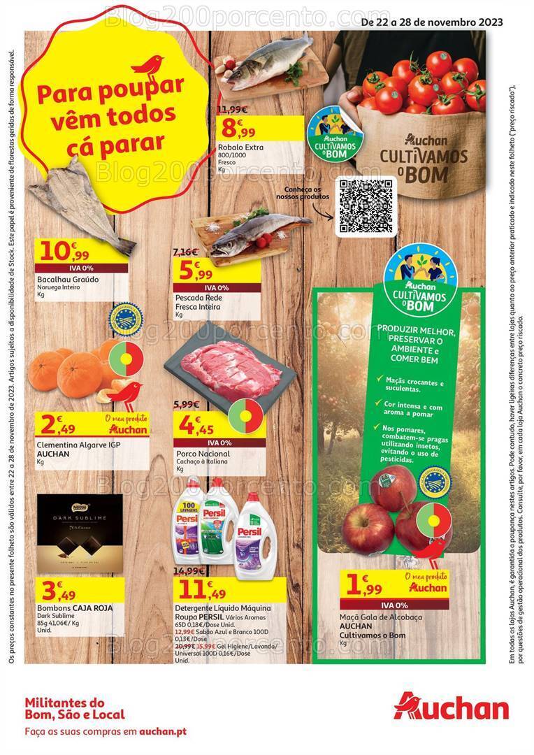 Antevisão Folheto AUCHAN Promoções de 22 a 28 novembro