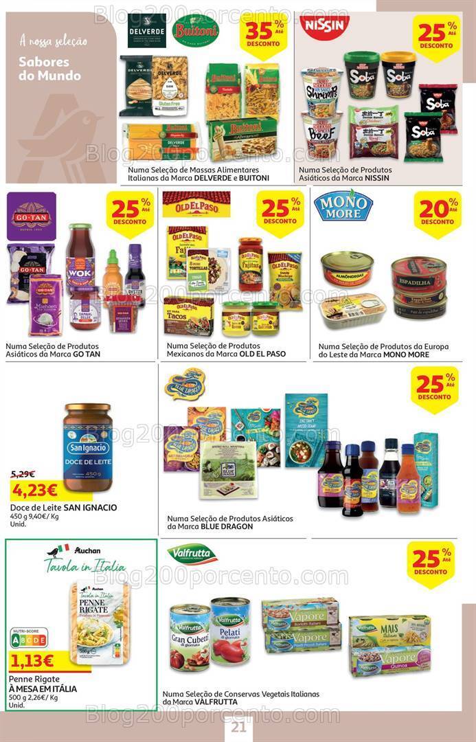 Antevisão Folheto AUCHAN Promoções de 23 julho a 5 agosto
