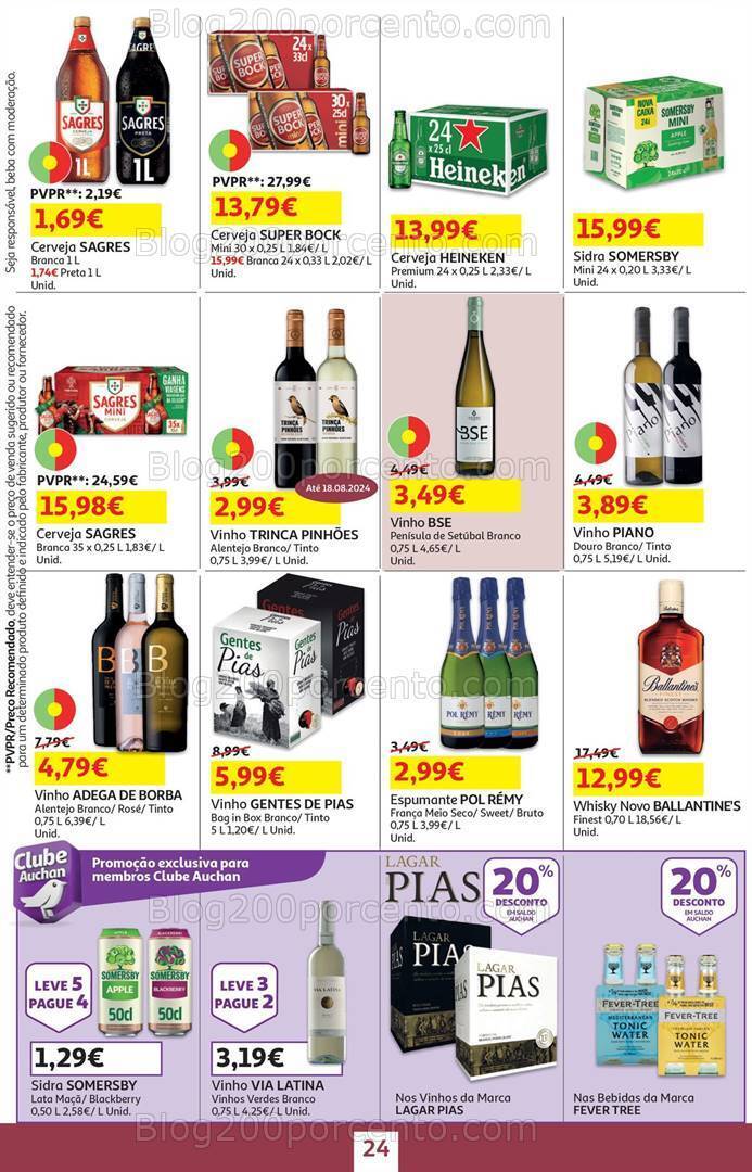 Antevisão Folheto AUCHAN Promoções de 23 julho a 5 agosto