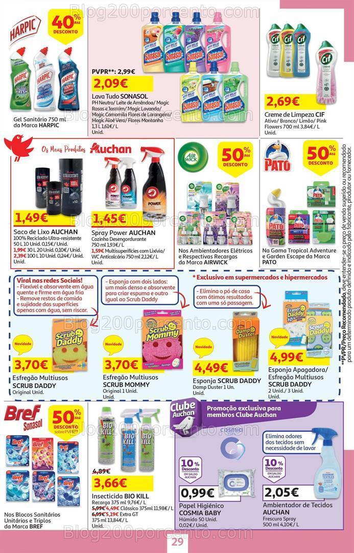 Antevisão Folheto AUCHAN Promoções de 23 julho a 5 agosto