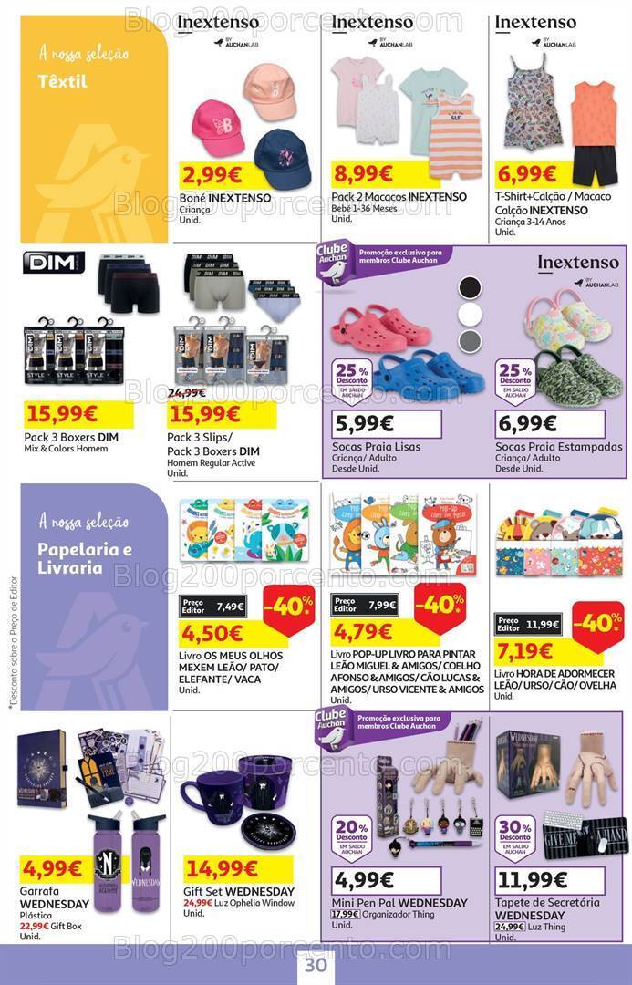 Antevisão Folheto AUCHAN Promoções de 23 julho a 5 agosto