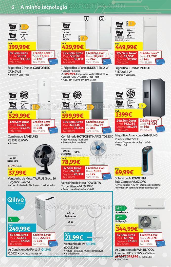 Antevisão Folheto AUCHAN Tecnologia Promoções de 23 julho a 5 agosto