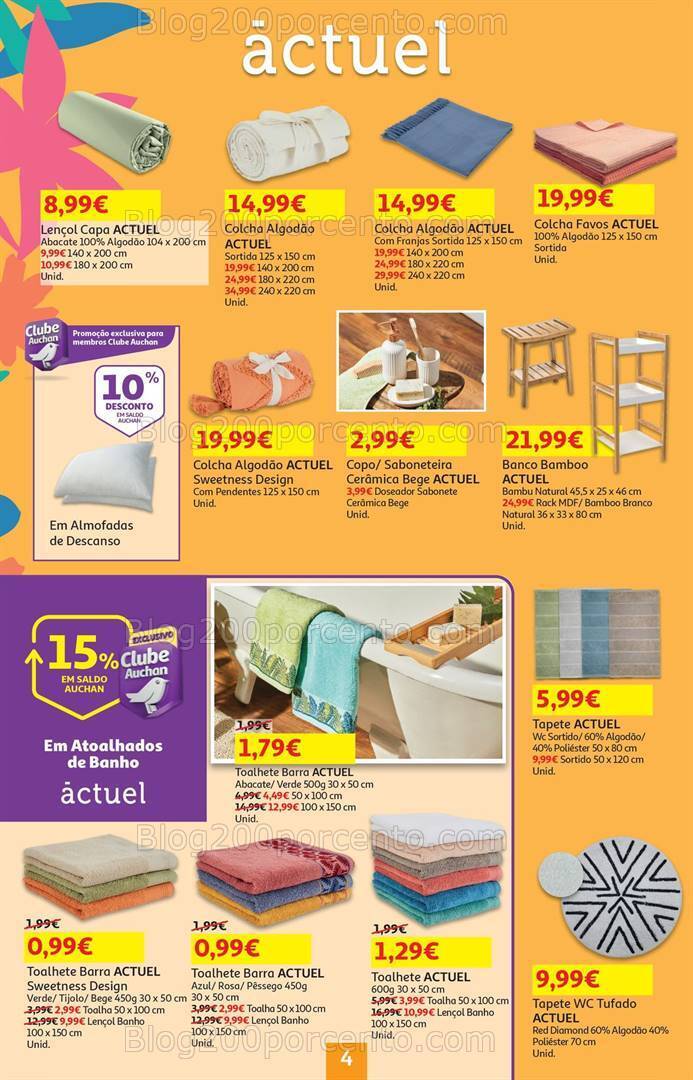Antevisão Folheto AUCHAN Promoções de 23 julho a 5 agosto