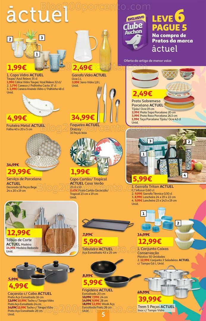 Antevisão Folheto AUCHAN Promoções de 23 julho a 5 agosto