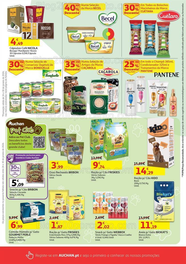 Antevisão Folheto AUCHAN Promoções de 24 a 30 janeiro