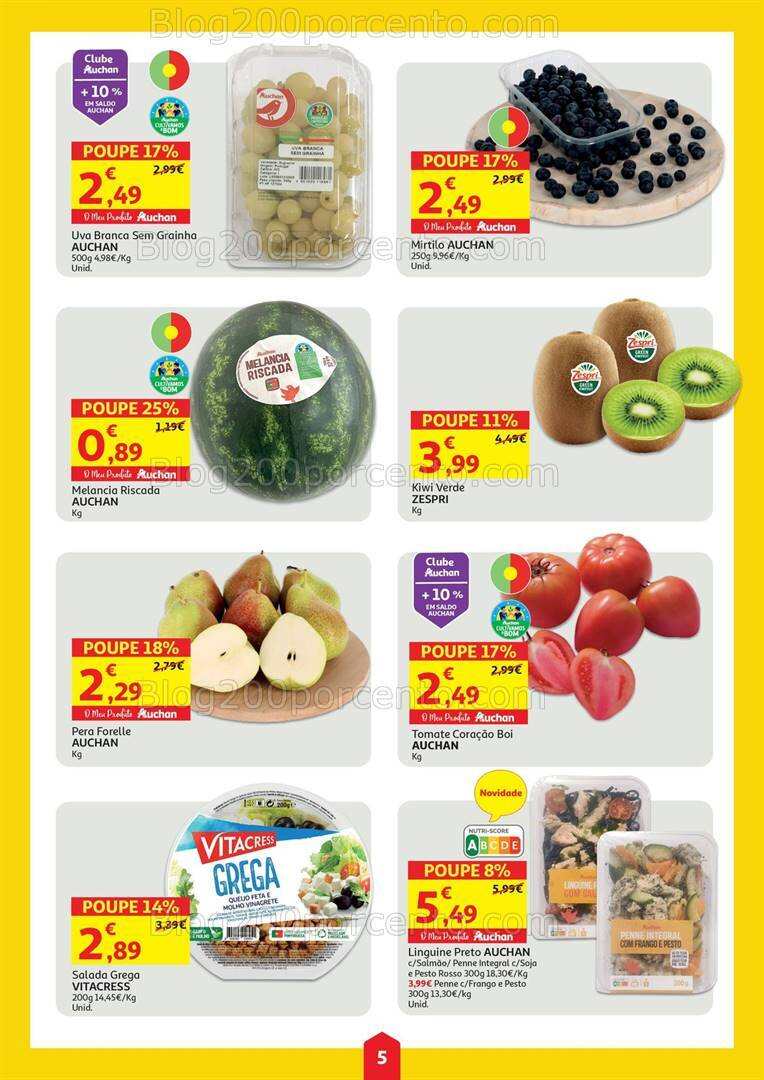 Antevisão Folheto AUCHAN Promoções de 24 a 30 julho