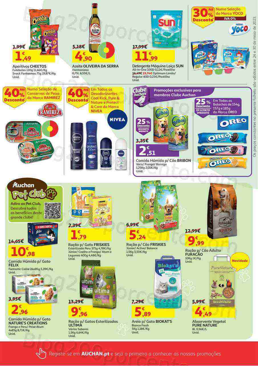 Antevisão Folheto AUCHAN Promoções de 24 a 30 maio