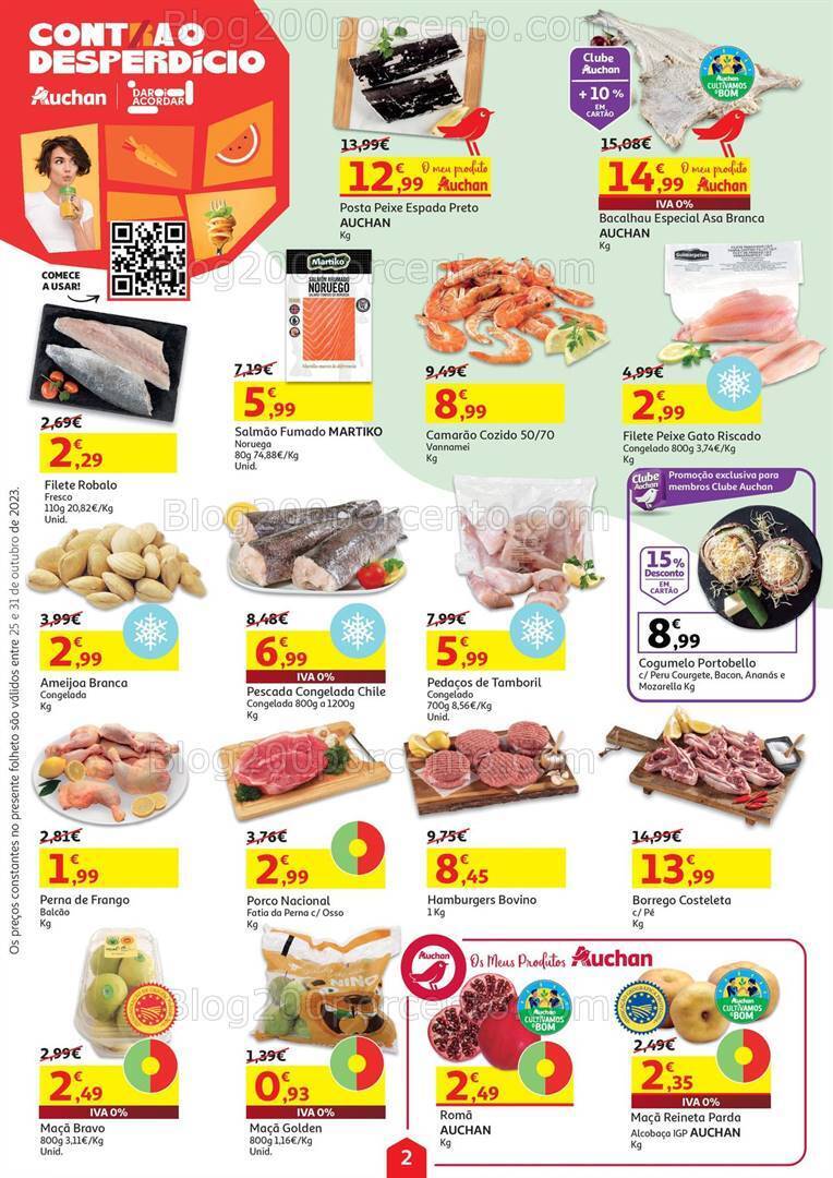 Antevisão Folheto AUCHAN Promoções de 25 a 31 outubro