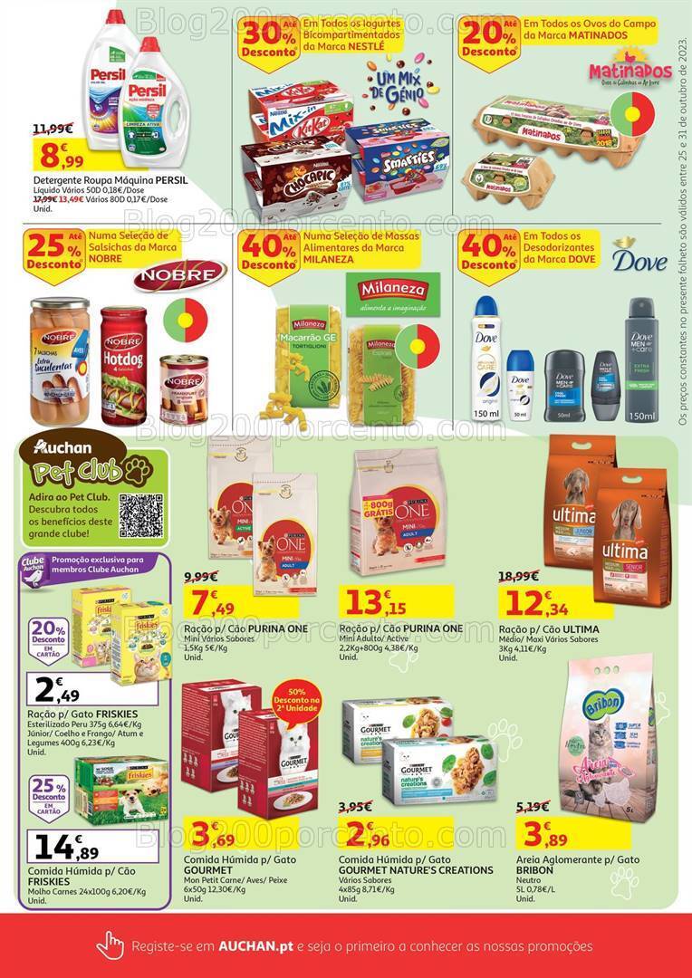 Antevisão Folheto AUCHAN Promoções de 25 a 31 outubro