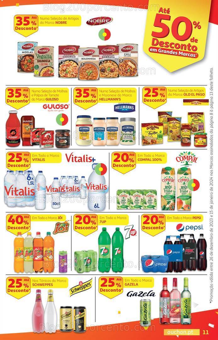 Antevisão Folheto AUCHAN Promoções de 26 dezembro a 15 janeiro