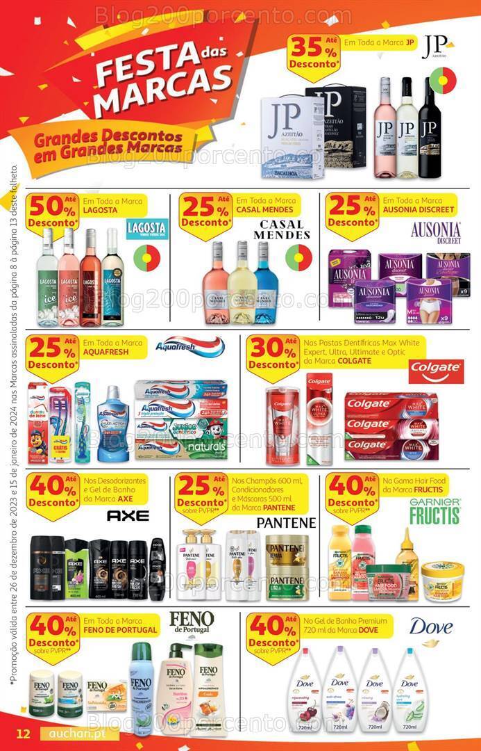 Antevisão Folheto AUCHAN Promoções de 26 dezembro a 15 janeiro