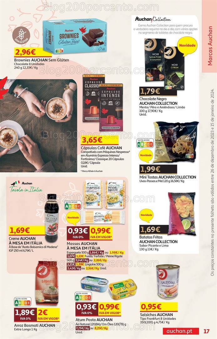 Antevisão Folheto AUCHAN Promoções de 26 dezembro a 15 janeiro