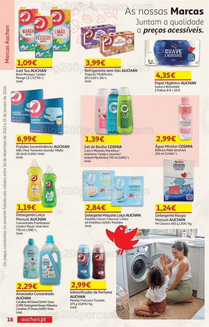 Antevisão Folheto AUCHAN Promoções de 26 dezembro a 15 janeiro