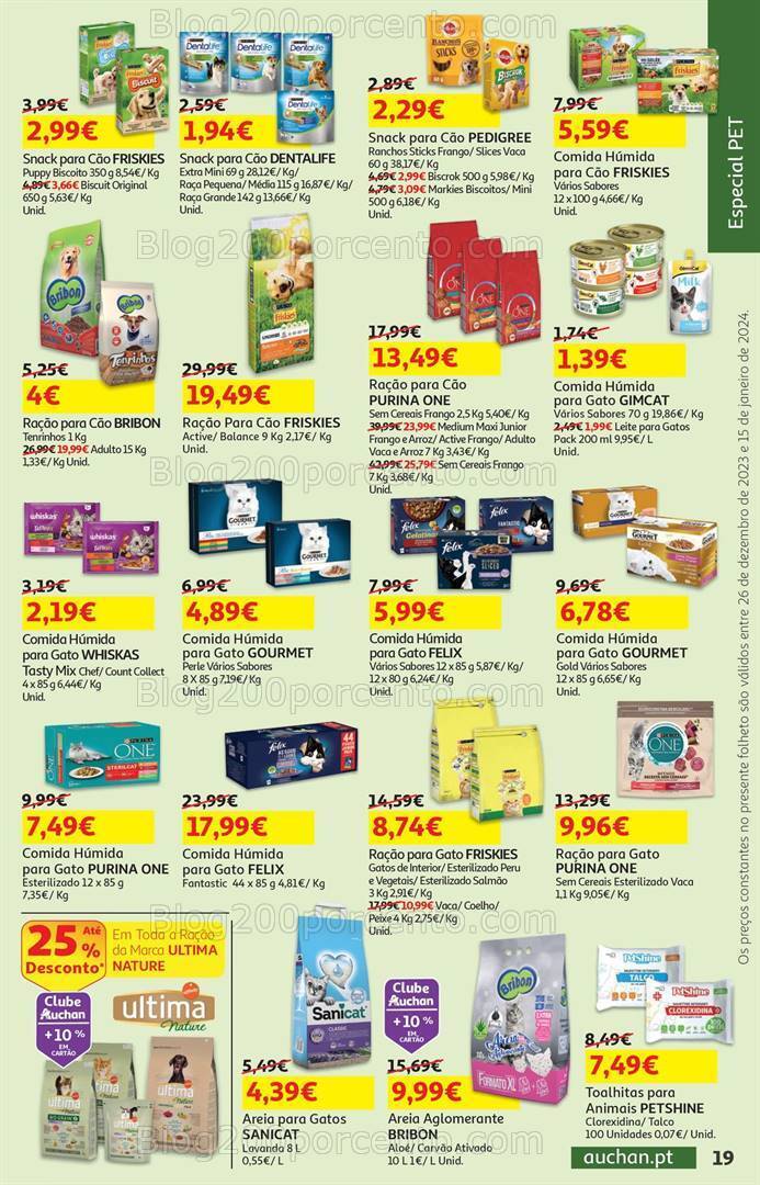 Antevisão Folheto AUCHAN Promoções de 26 dezembro a 15 janeiro