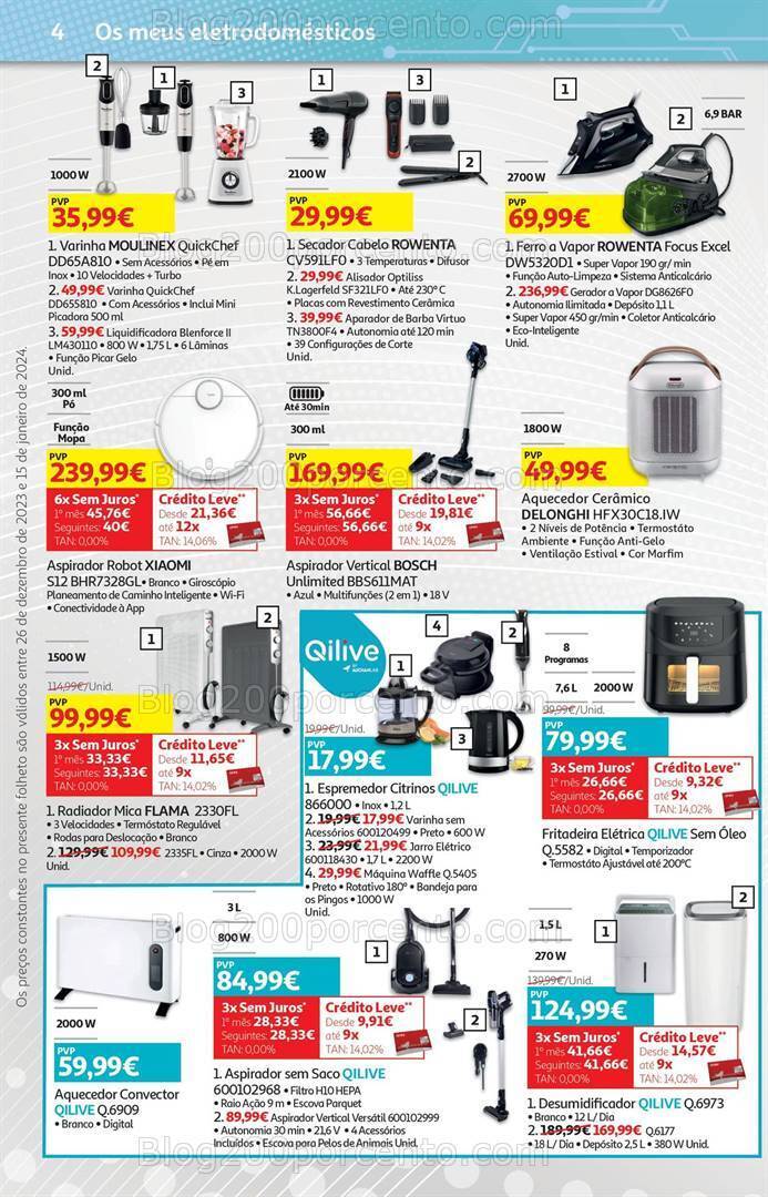 Antevisão Folheto AUCHAN Tecnologia Promoções de 26 dezembro a 15 janeiro