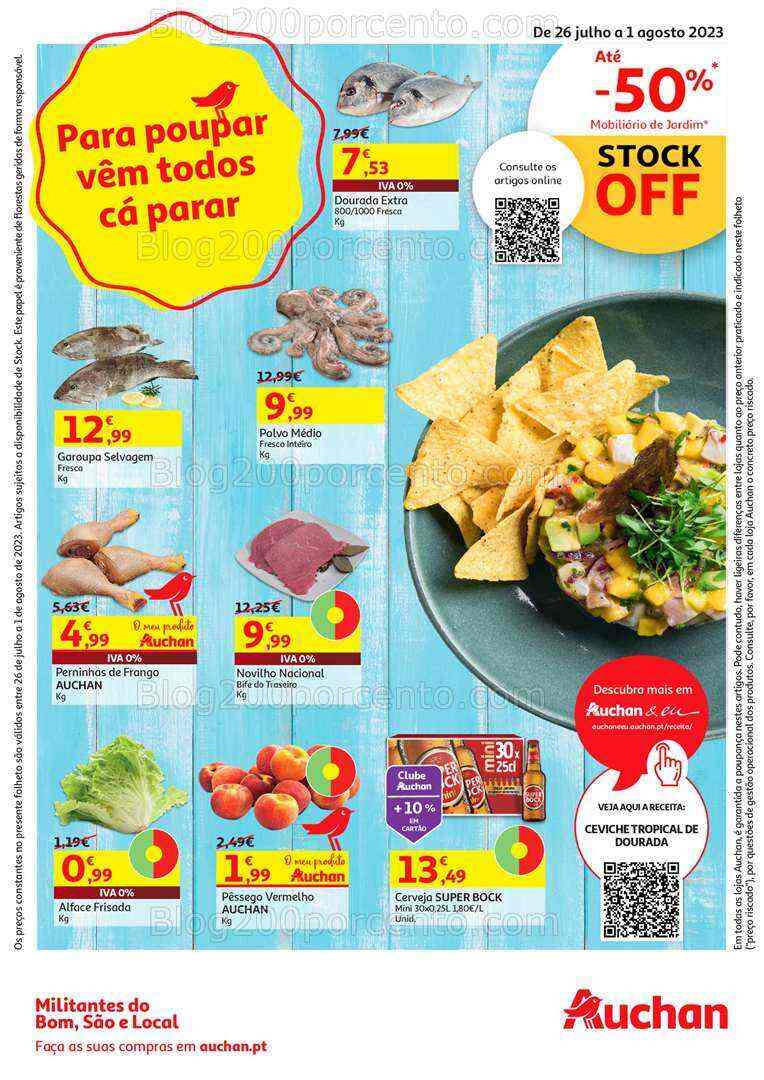 Antevisão Folheto AUCHAN Promoções de 26 julho a 1 agosto