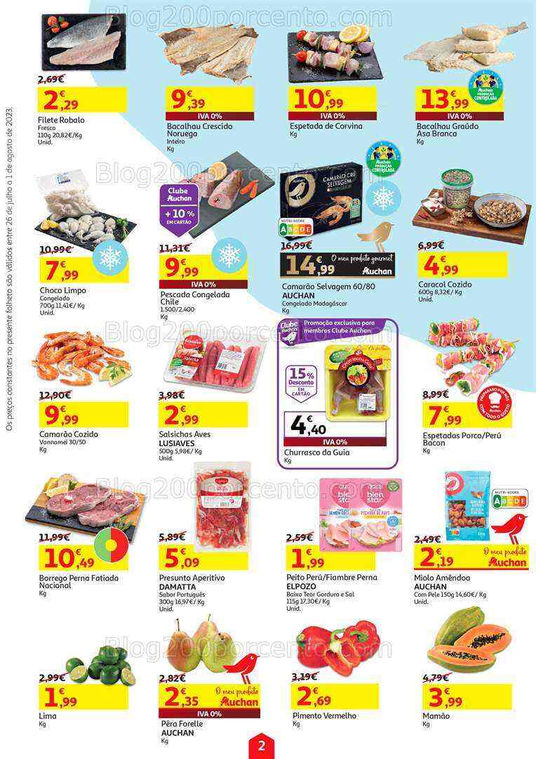 Antevisão Folheto AUCHAN Promoções de 26 julho a 1 agosto