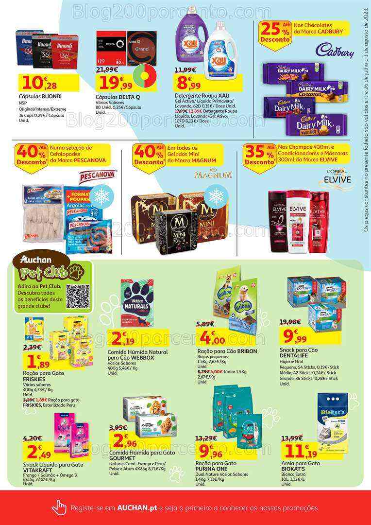 Antevisão Folheto AUCHAN Promoções de 26 julho a 1 agosto