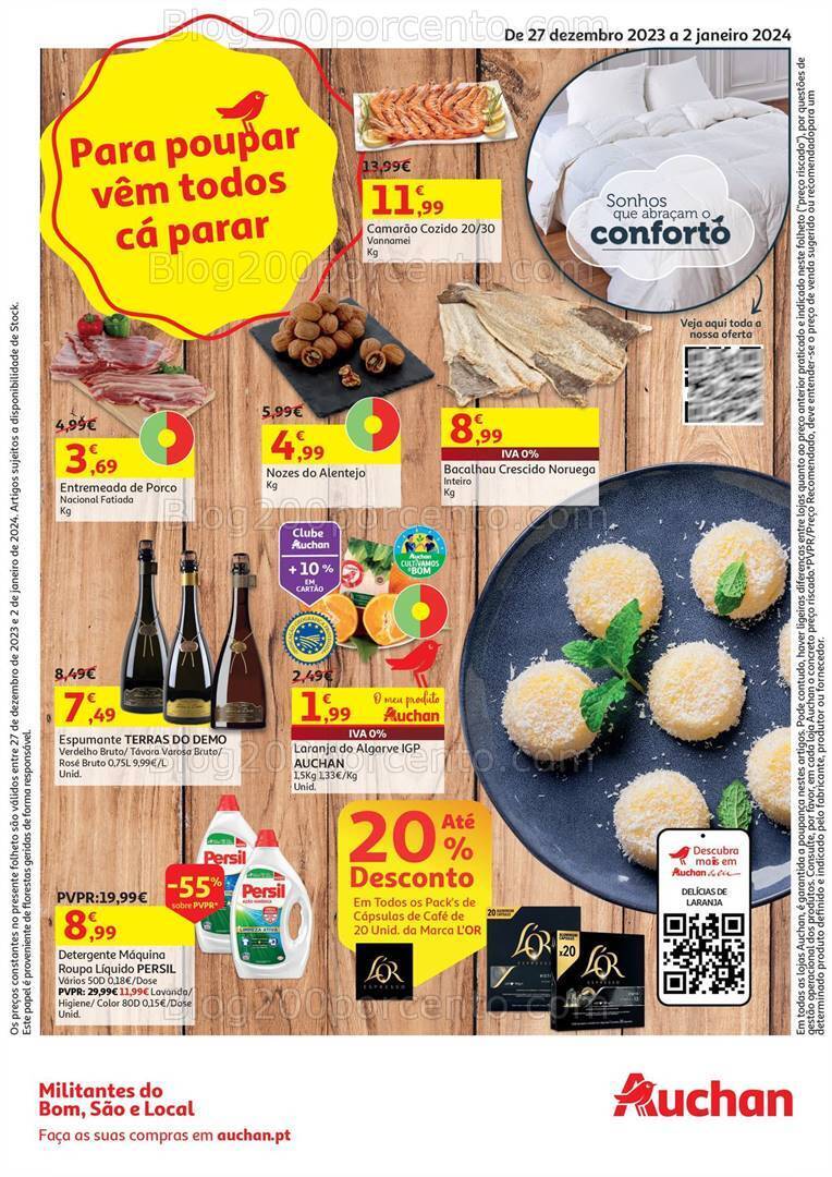 Antevisão Folheto AUCHAN Promoções de 27 dezembro a 2 janeiro
