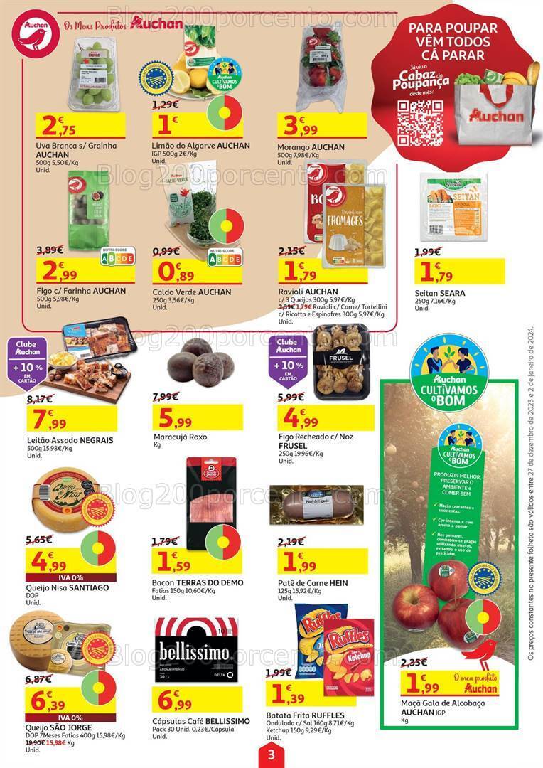 Antevisão Folheto AUCHAN Promoções de 27 dezembro a 2 janeiro