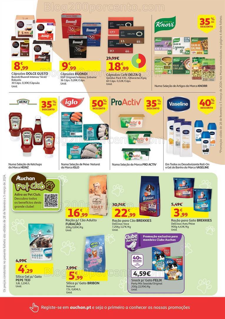 Antevisão Folheto AUCHAN Promoções de 28 fevereiro a 5 março