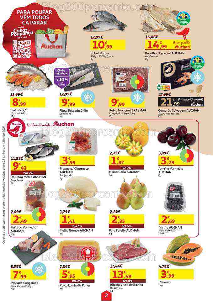 Antevisão Folheto AUCHAN Promoções de 28 junho a 4 julho