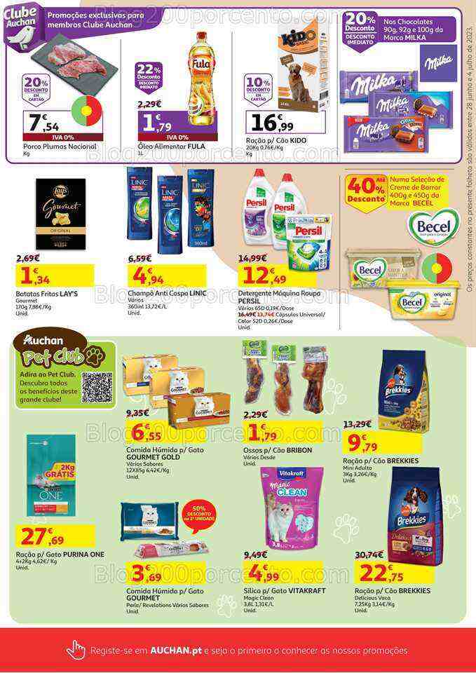 Antevisão Folheto AUCHAN Promoções de 28 junho a 4 julho