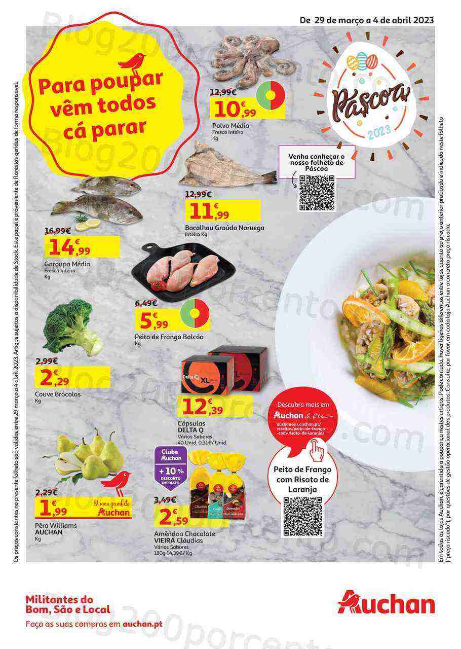 Antevisão Folheto AUCHAN Promoções de 29 março a 4 abril