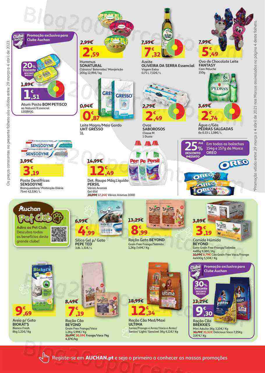 Antevisão Folheto AUCHAN Promoções de 29 março a 4 abril