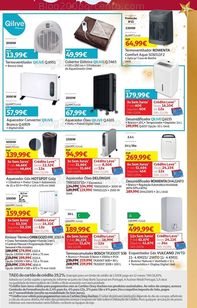 Antevisão Folheto AUCHAN Tecnologia Natal Promoções de 29 novembro a 26 dezembro