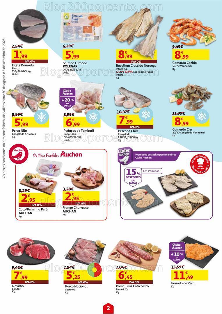 Antevisão Folheto AUCHAN Promoções de 30 agosto a 6 setembro