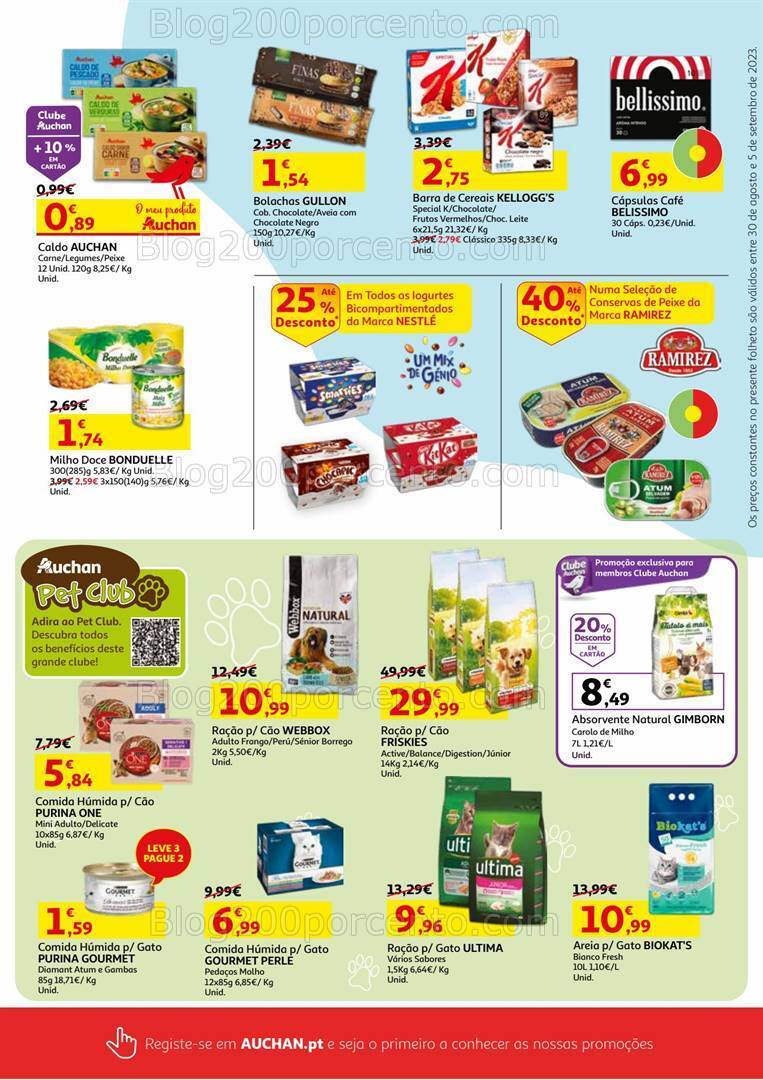 Antevisão Folheto AUCHAN Promoções de 30 agosto a 6 setembro
